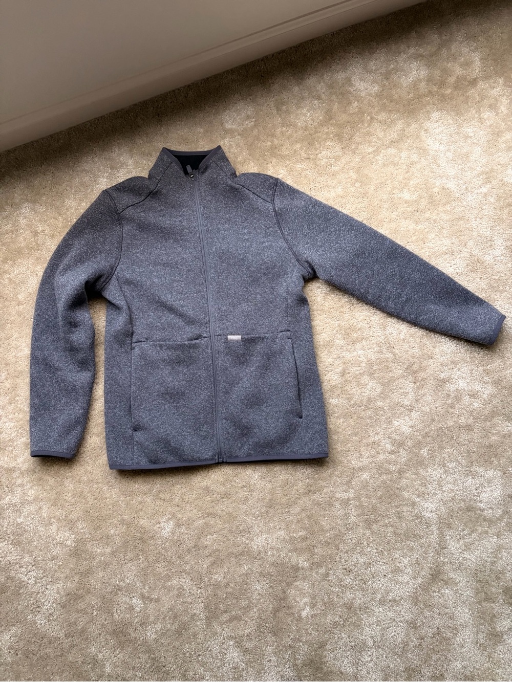 Figs Knit Jacket (Heather Dark Charcoal)